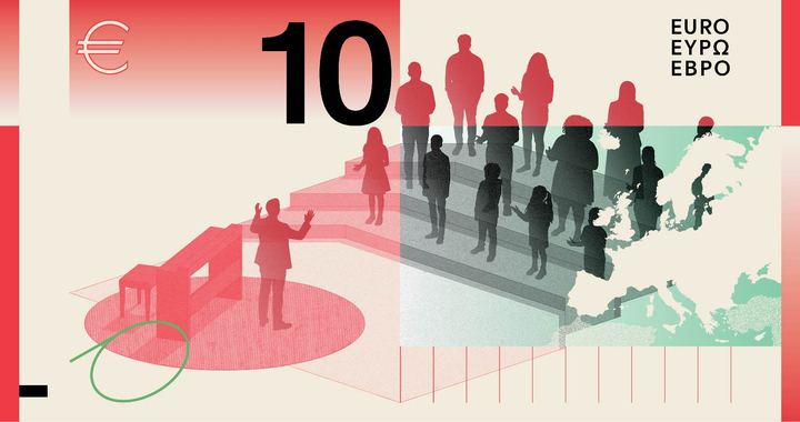 Designentwurf A (Studio Joost Grootens): 10 Euro, Rückseite