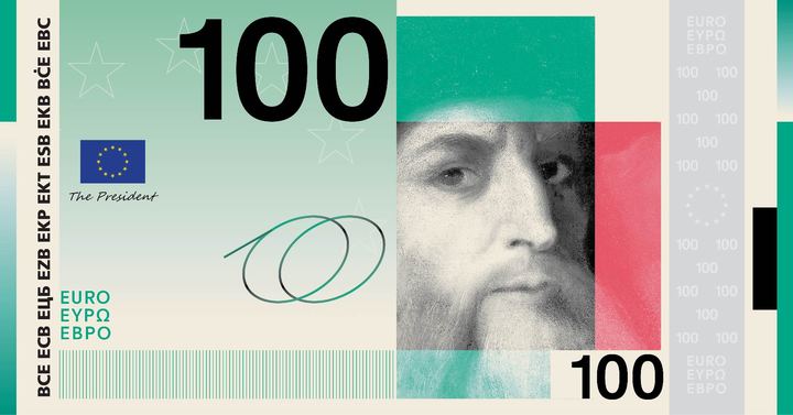 Designentwurf A (Studio Joost Grootens): 100 Euro, Vorderseite