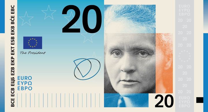 Designentwurf A (Studio Joost Grootens): 20 Euro, Vorderseite