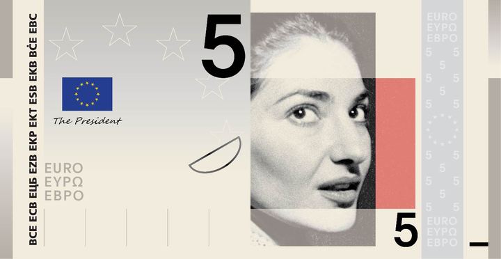 Designentwurf A (Studio Joost Grootens): 5 Euro, Vorderseite
