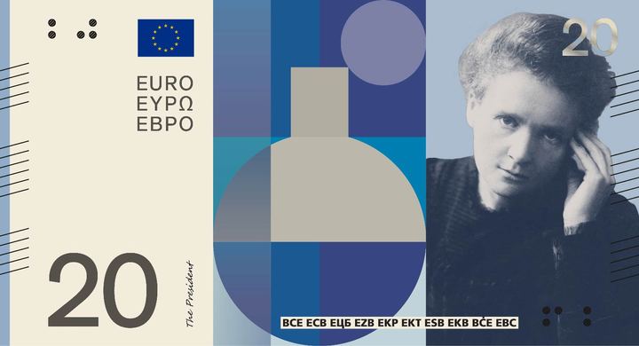 Designentwurf C (Neue Gestaltung GmbH): 20 Euro, Vorderseite