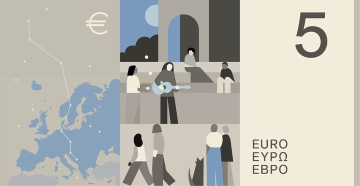 Designentwurf C (Neue Gestaltung GmbH): 5 Euro, Rückseite