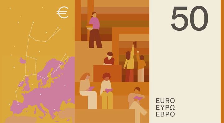 Designentwurf C (Neue Gestaltung GmbH): 50 Euro, Rückseite