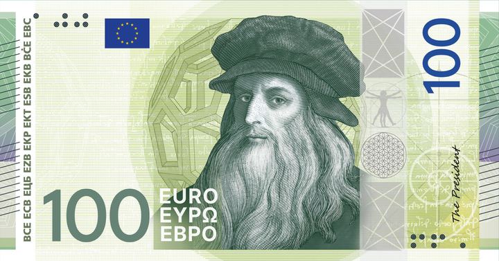 Designentwurf E (Myrsini Vardopoulou): 100 Euro, Vorderseite