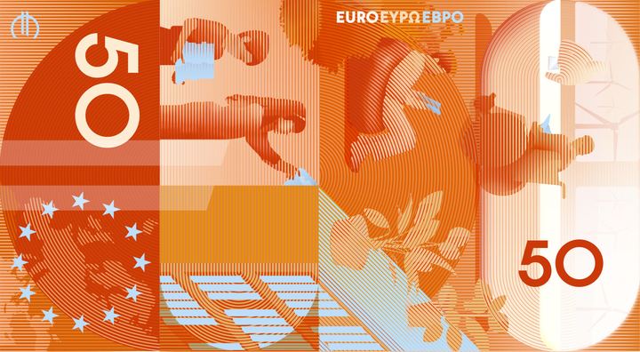 Designentwurf G (Rubio & del Amo und Cruz más Cruz): 50 Euro, Rückseite