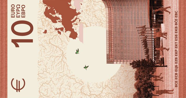 Designentwurf I (Isabelle Daëron): 10 Euro, Rückseite