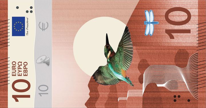 Designentwurf I (Isabelle Daëron): 10 Euro, Vorderseite